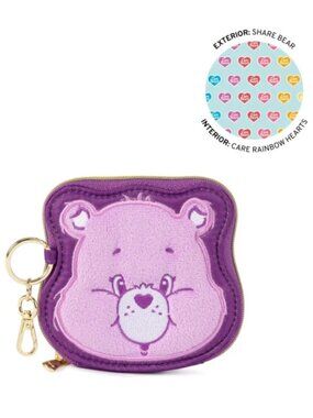 Lug Care Bears x Lug Coin Pouch Share Bear Purple